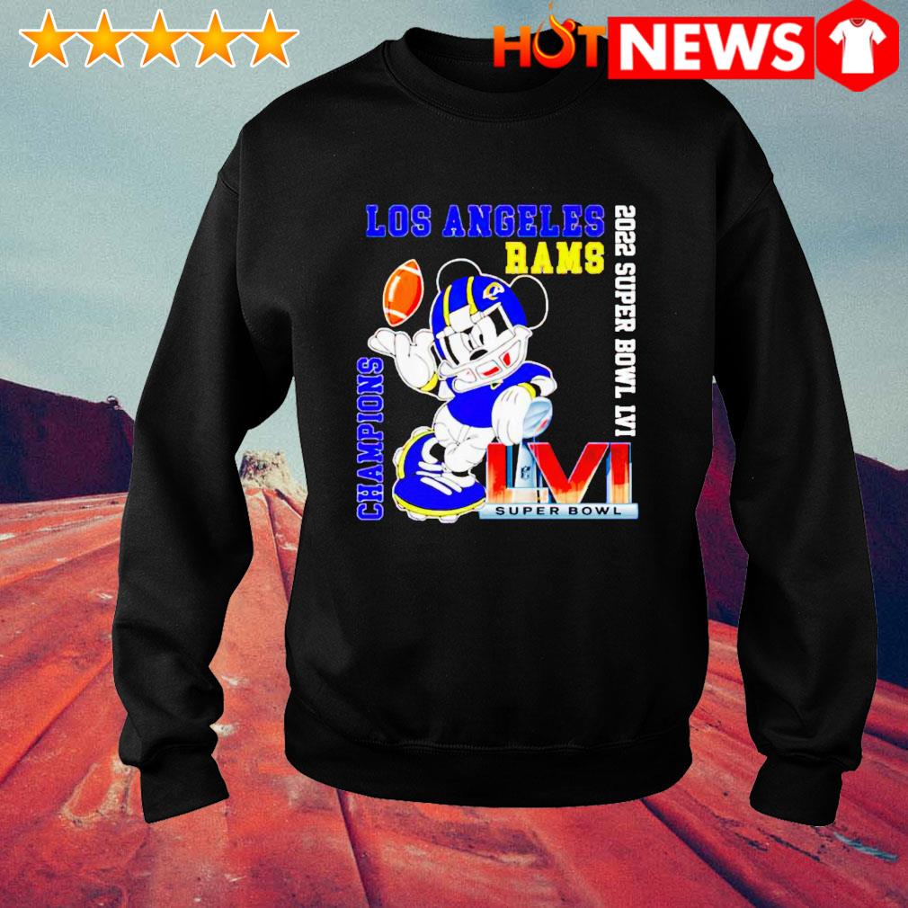 Los Angeles Rams Mickey Mouse Super Bowl Lvi Champions Hawaii Shirt