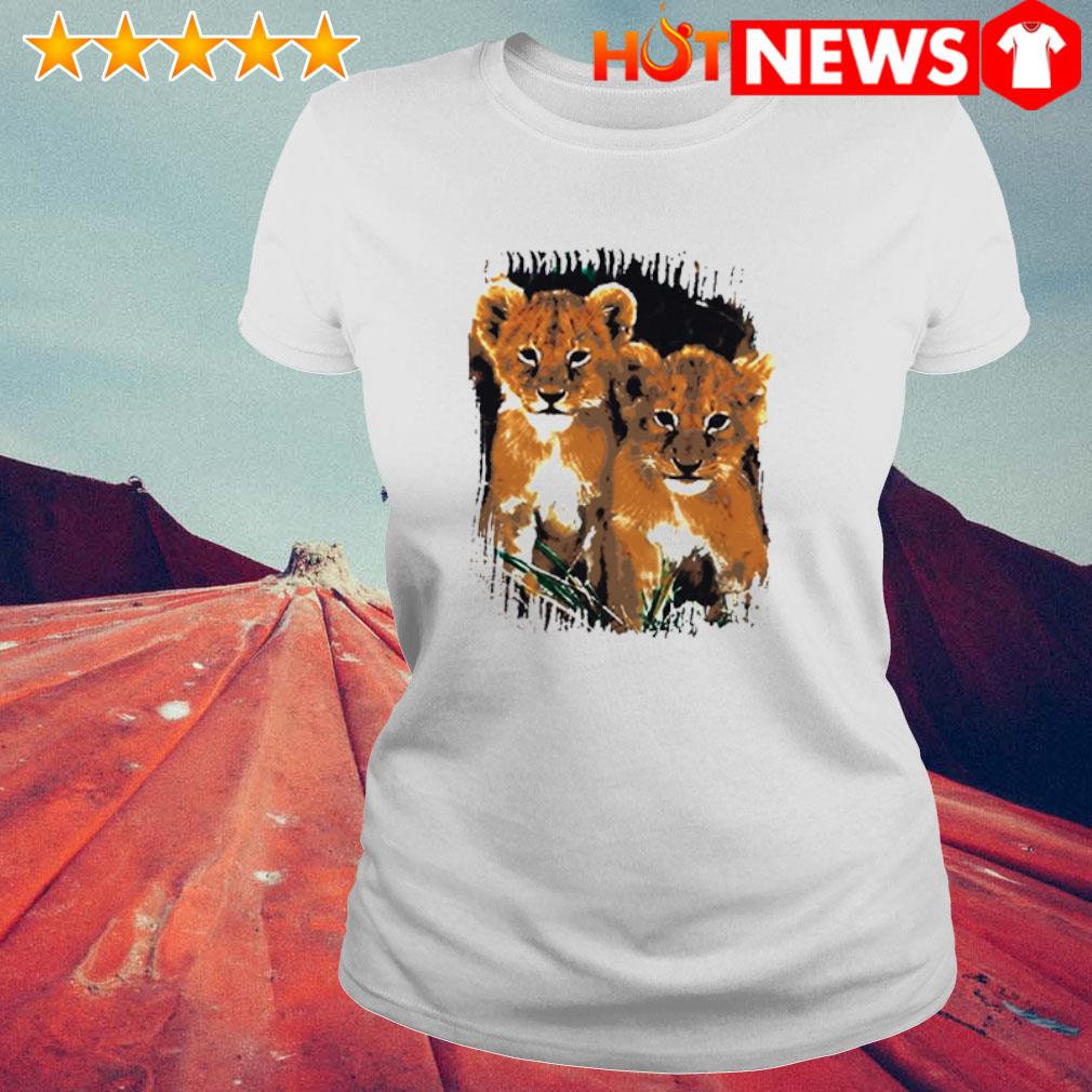 Two Lion Cubs T-Shirts for Sale