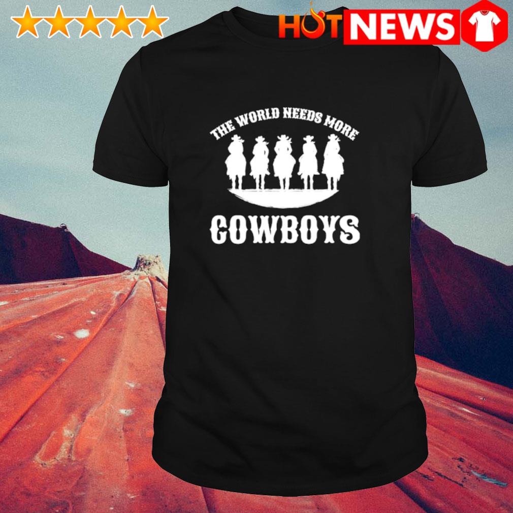 FashionHere The World Needs More Cowboys Shirt, Western Shirt, Retro Cowboy Shirt, Trendy Cowboy Shirt