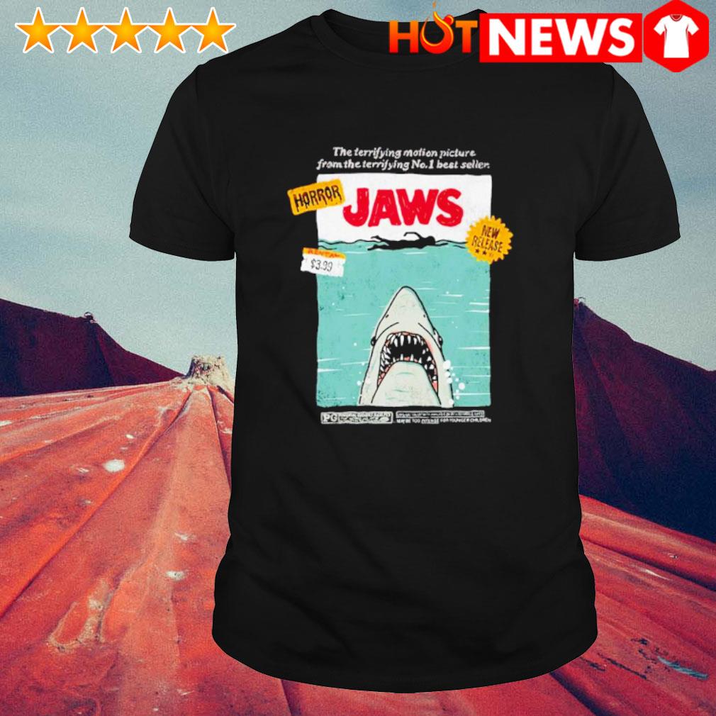 Jaws Retro VHS cover Steven Spielberg 3.99 dollar shirt