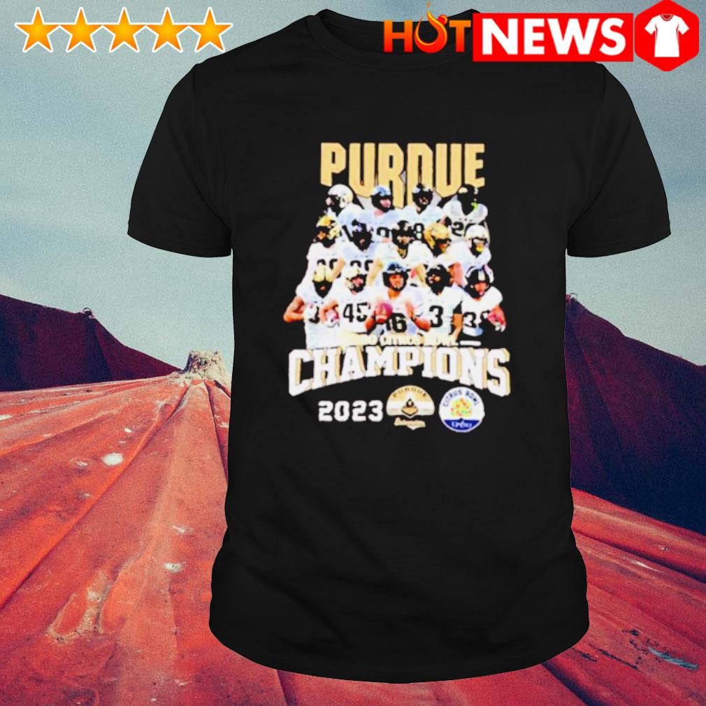 Awesome purdue Vrbo Citrus Bowl champions 2023 football shirt