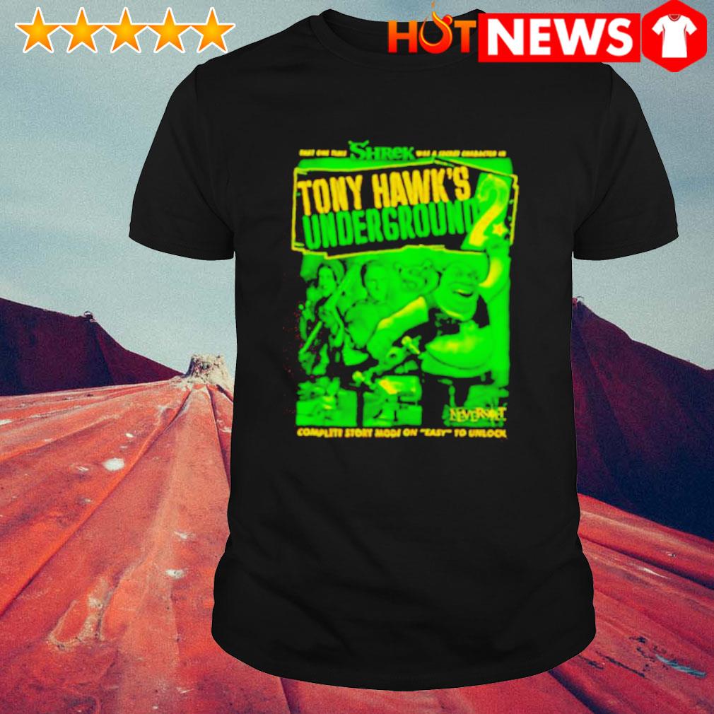 Official tony Hawk’s Underground Shrek 2 poster shirt