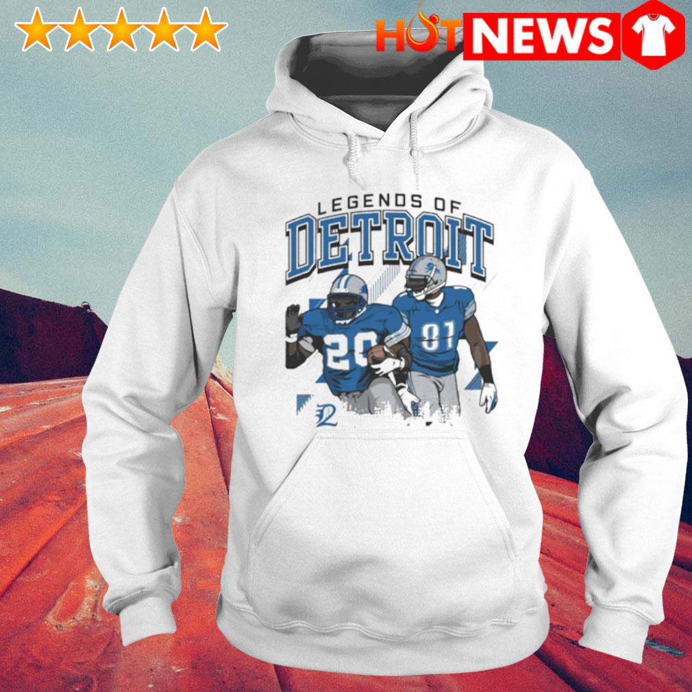 The Legends Of Detroit Lions Calvin Johnson And Barry Sanders Shirt -  High-Quality Printed Brand