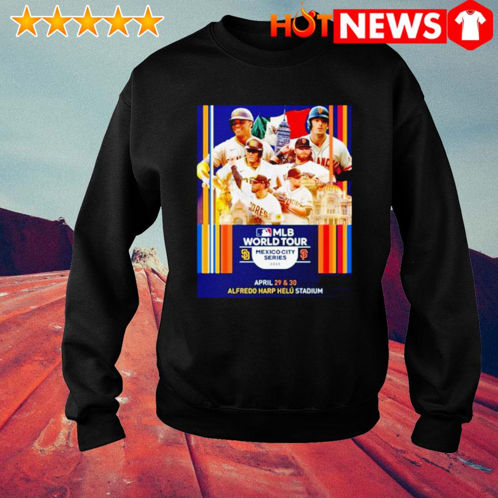 Official Mlb World Tour Mexico City Series 2023 San Diego Padres Vs San  Francisco Giants T-shirt,Sweater, Hoodie, And Long Sleeved, Ladies, Tank Top