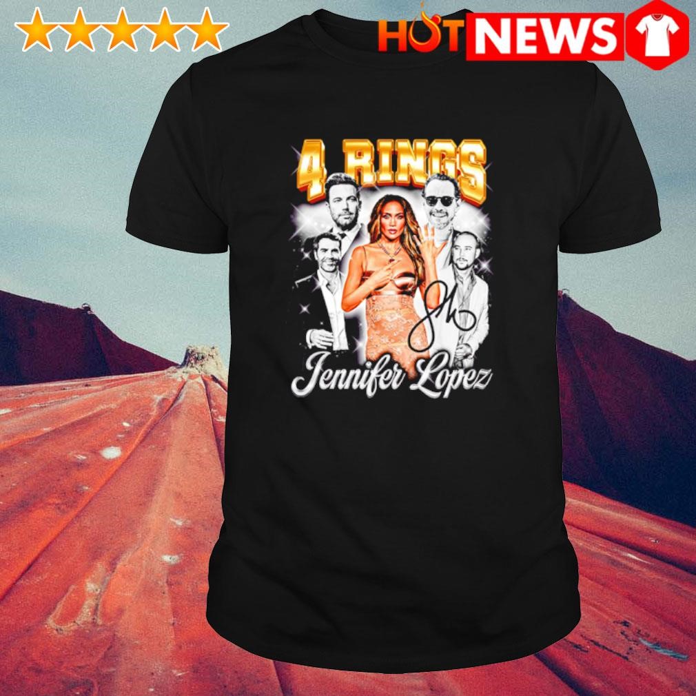 Awesome Jennifer Lopez 4 rings shirt