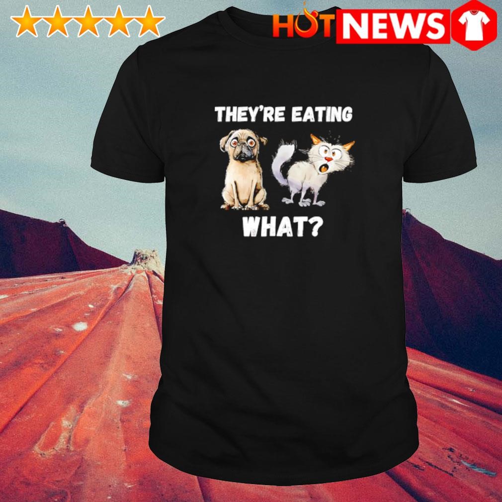 Awesome They're eating the dogs they're eating the cats the pets shirt