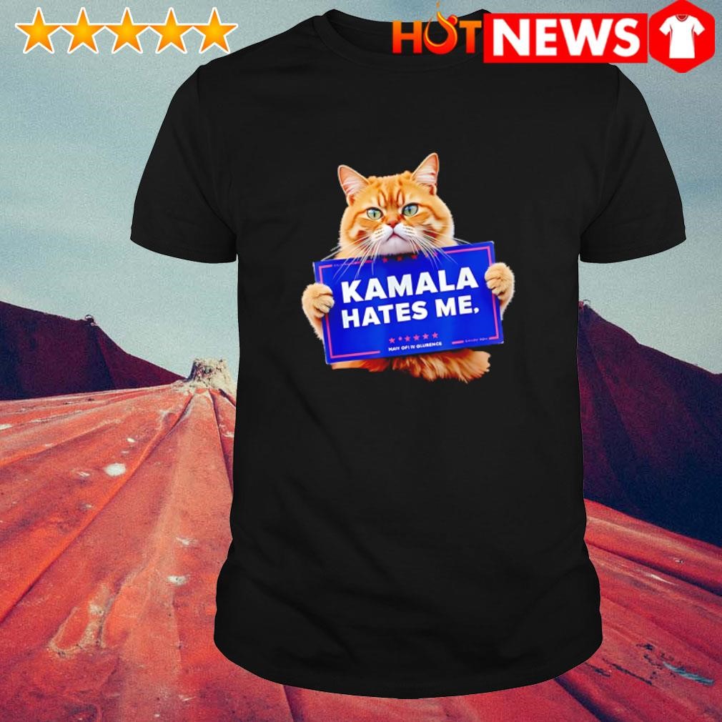 Best Kamala hates me Trump republican funny cat design shirt