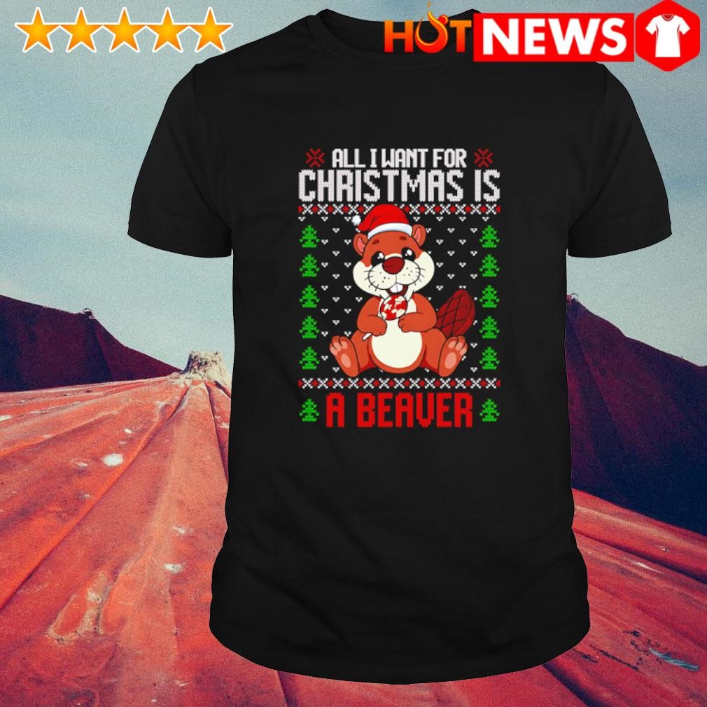 Original Christmas Beaver Ugly Xmas Sweater Christmas Beavers Lover shirt