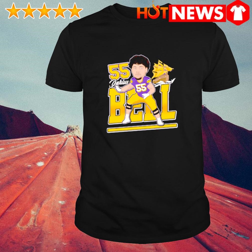 Top Darius Bell 2024 55 Football Player Design shirt